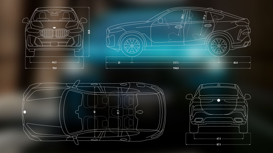 POZNAJ BMW X6 M60i xDrive - DANE TECHNICZNE.